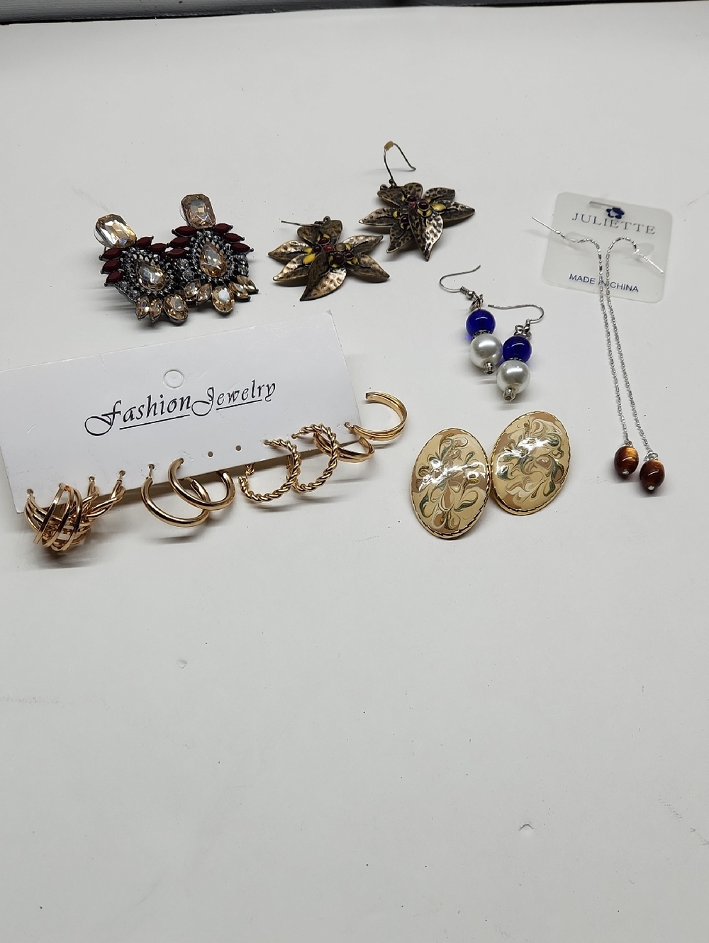 Fashion Jewelry Gold-Tone Mixed Earring Bundle